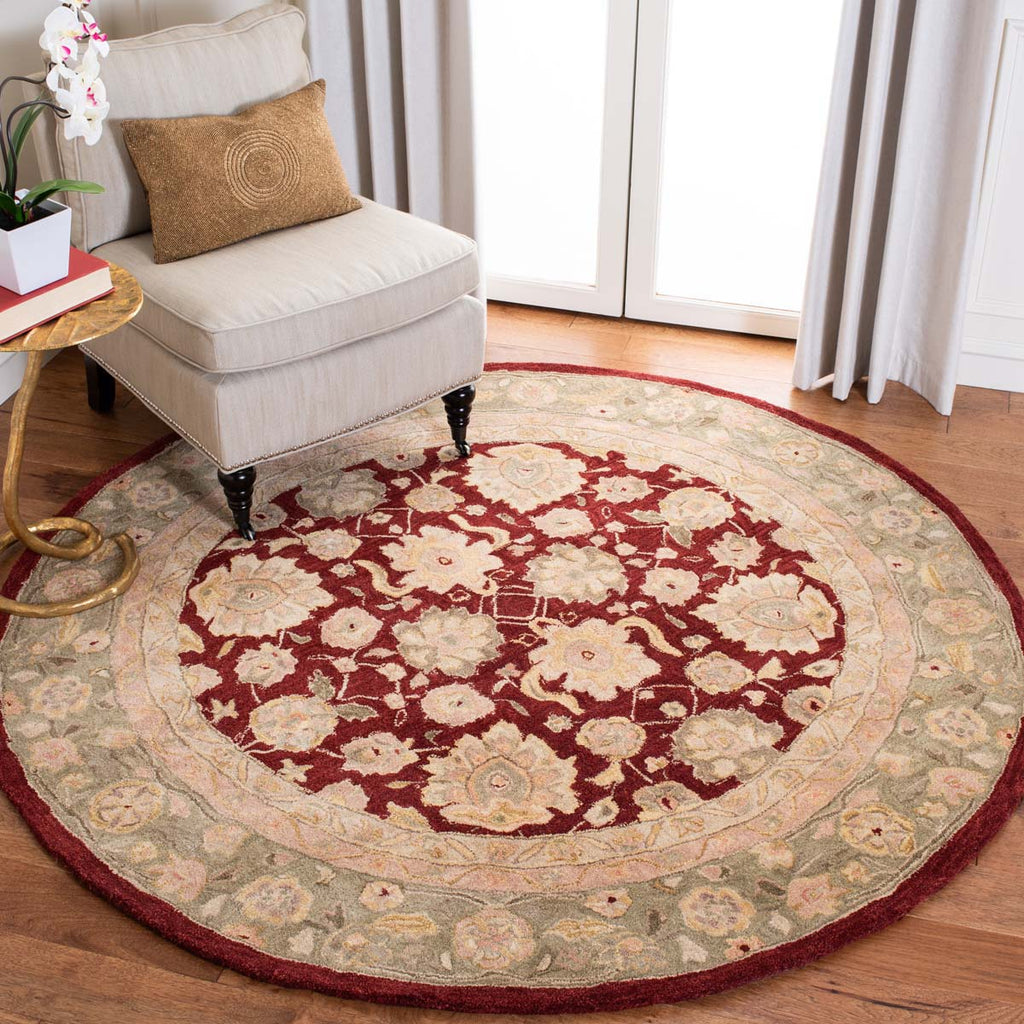 Safavieh Anatolia Rug Collection AN522D - Red / Moss