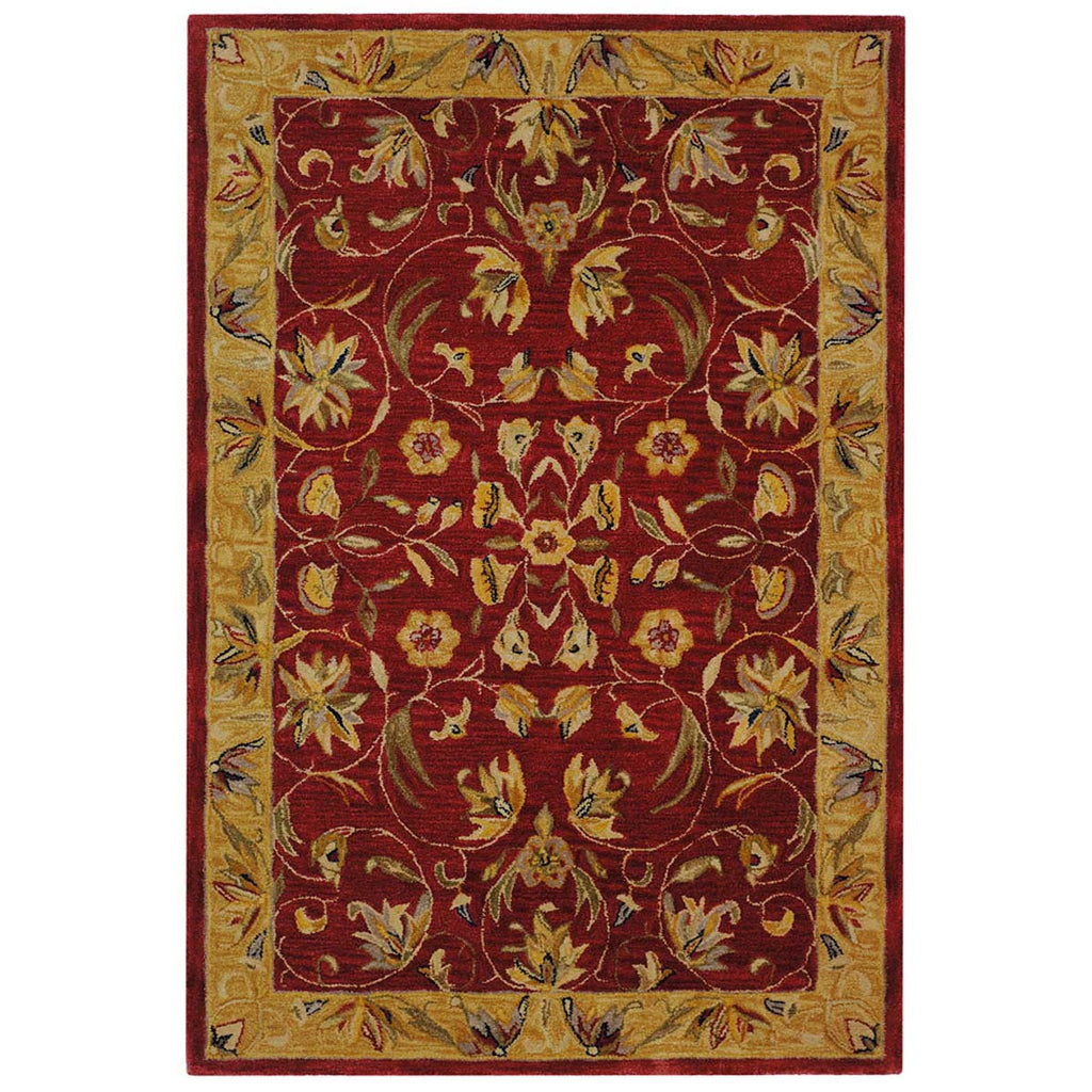 Safavieh Anatolia Rug Collection AN526A - Burgundy / Gold