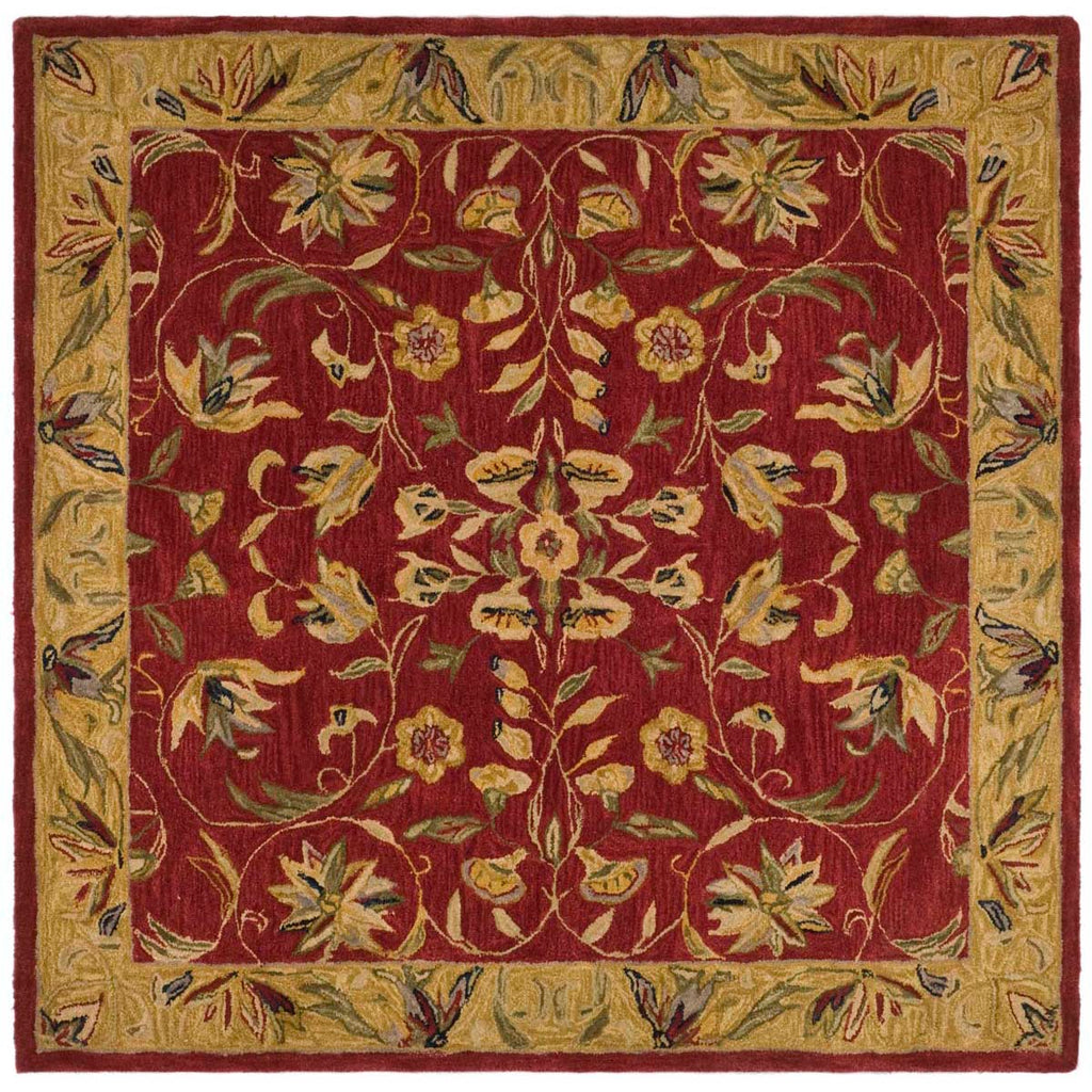 Safavieh Anatolia Rug Collection AN526A - Burgundy / Gold