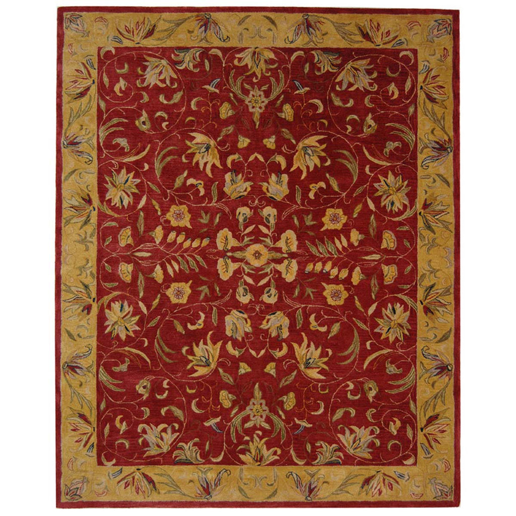 Safavieh Anatolia Rug Collection AN526A - Burgundy / Gold