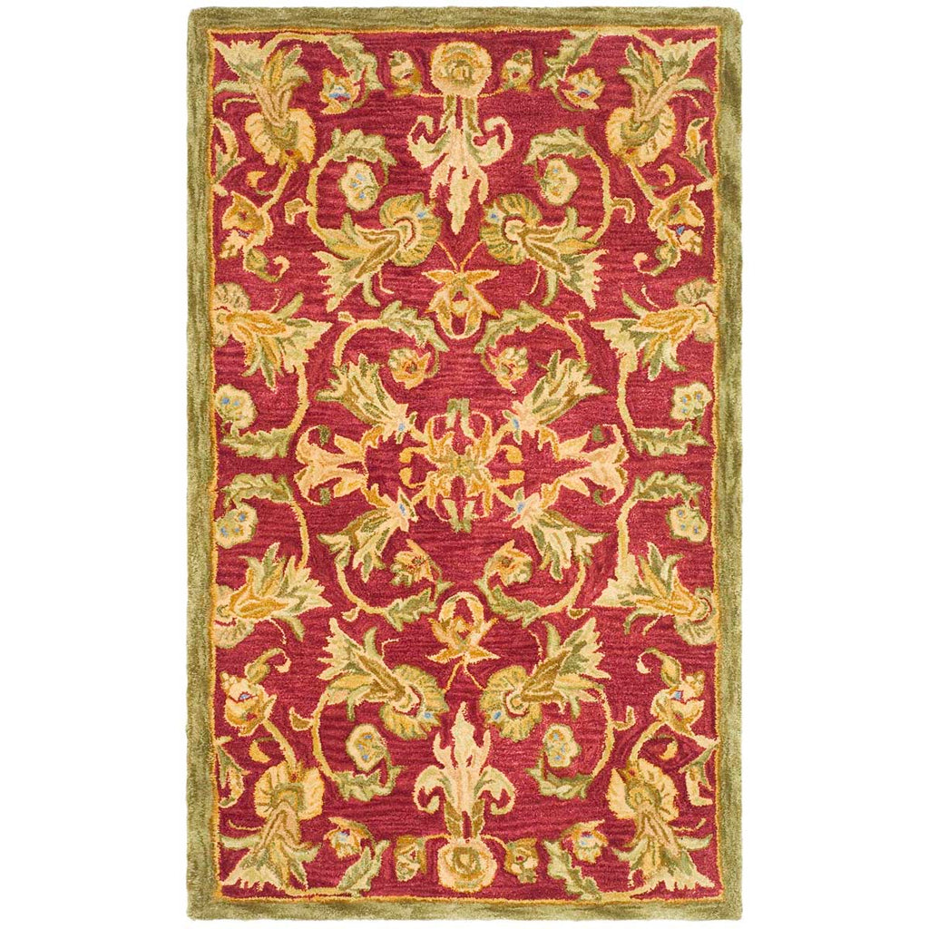 Safavieh Anatolia Rug Collection AN527A - Burgundy / Sage