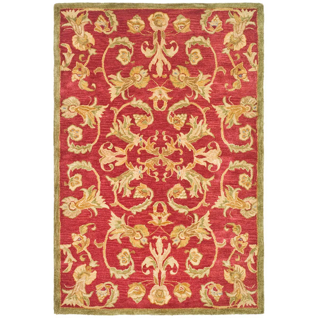 Safavieh Anatolia Rug Collection AN527A - Burgundy / Sage