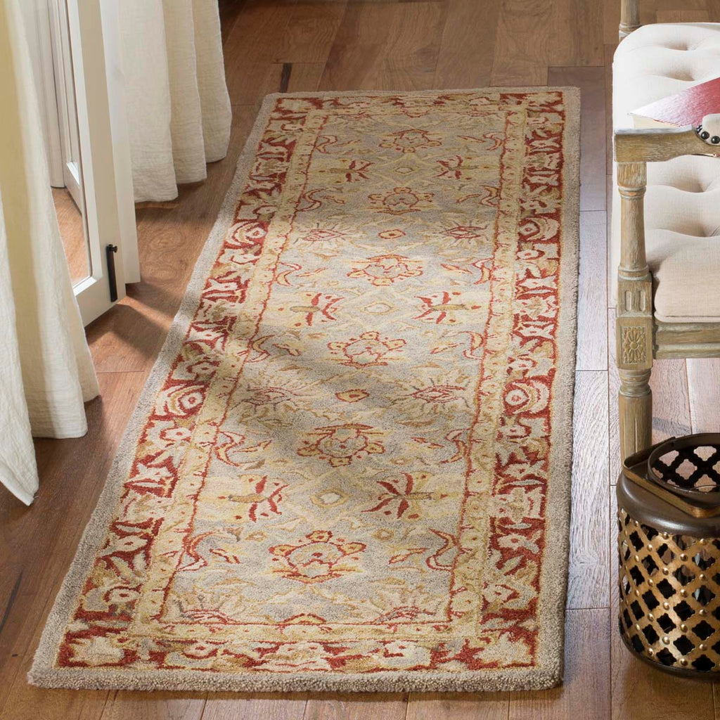 Safavieh Anatolia Rug Collection AN529A - Grey / Red