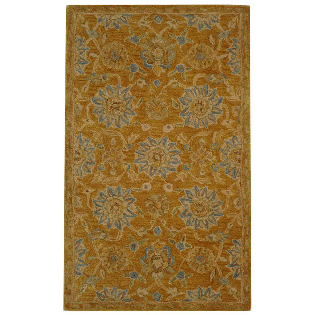 Safavieh Anatolia Rug Collection AN537C - Gold / Blue