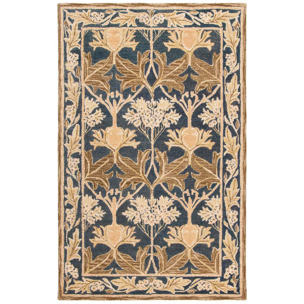 Safavieh Anatolia Rug Collection AN541A - Navy / Sage