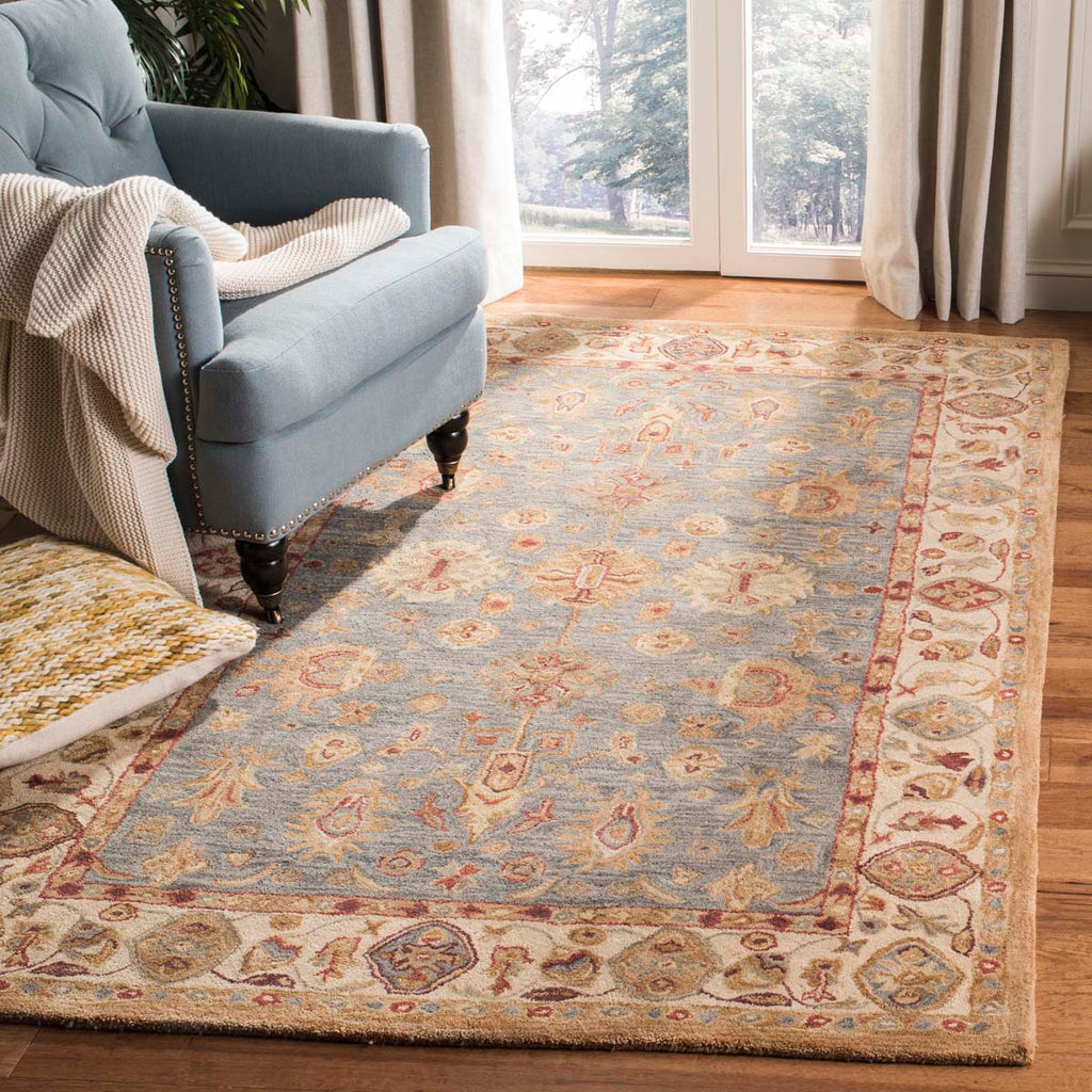 Safavieh Anatolia Rug Collection AN547A - Blue / Ivory