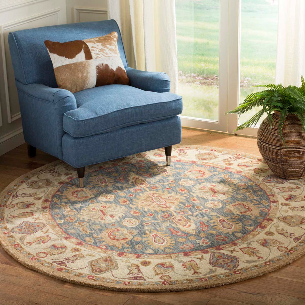 Safavieh Anatolia Rug Collection AN547A - Blue / Ivory