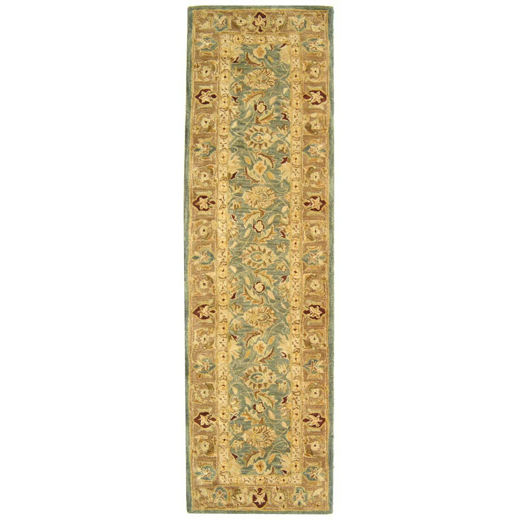 Safavieh Anatolia Rug Collection AN549B - Teal Blue / Taupe