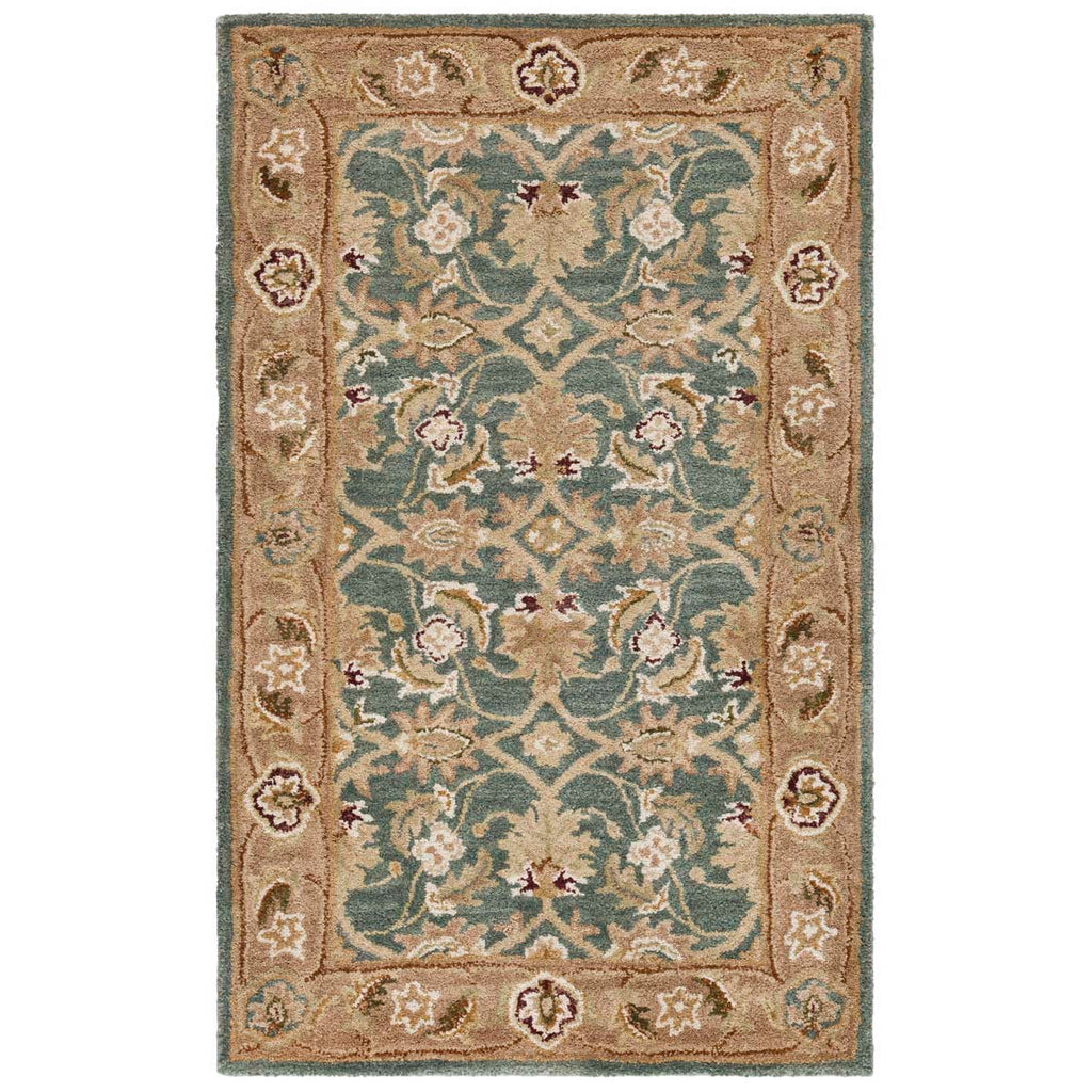 Safavieh Anatolia Rug Collection AN549B - Teal Blue / Taupe