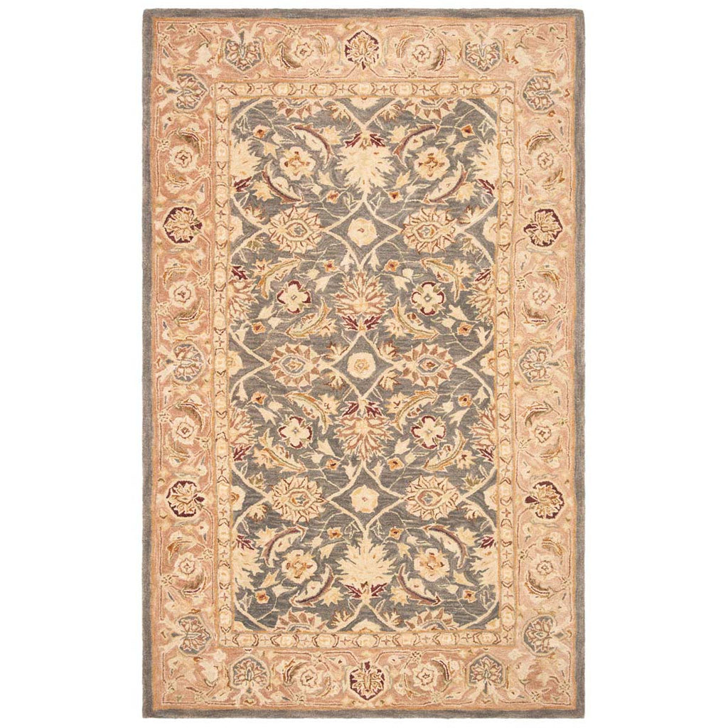 Safavieh Anatolia Rug Collection AN549B - Teal Blue / Taupe