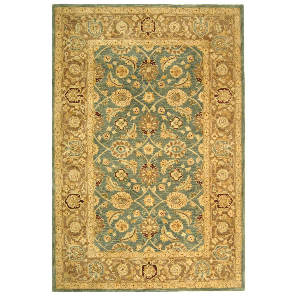 Safavieh Anatolia Rug Collection AN549B - Teal Blue / Taupe