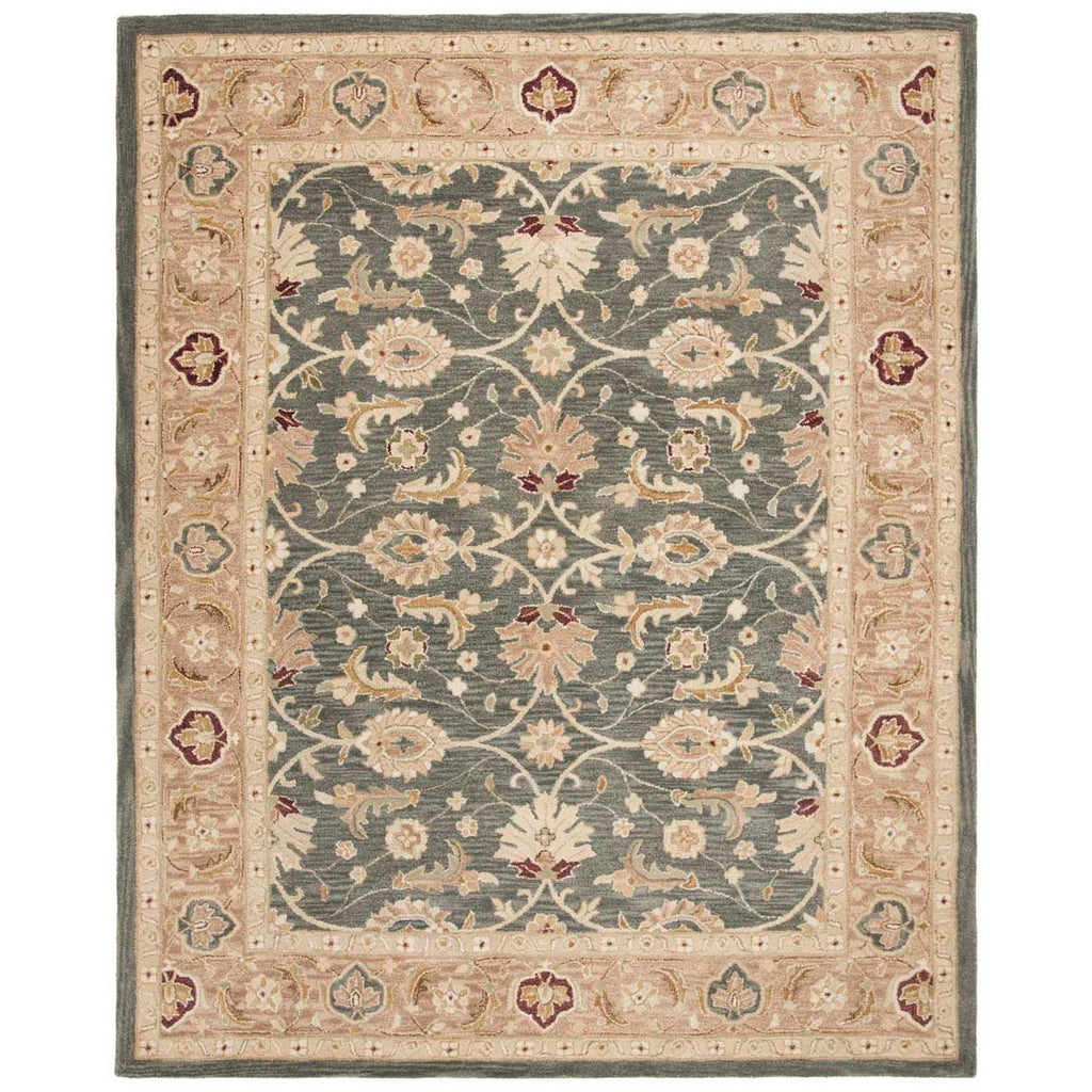 Safavieh Anatolia Rug Collection AN549B - Teal Blue / Taupe