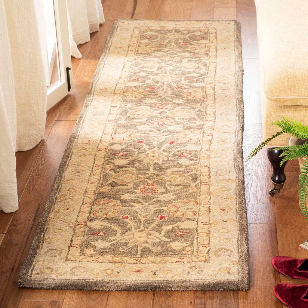 Safavieh Anatolia Rug Collection AN553A - Olive Grey / Beige