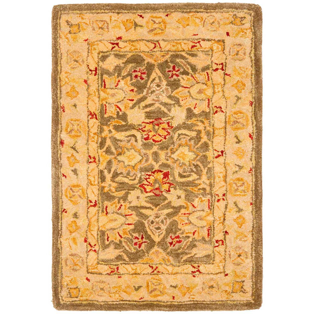 Safavieh Anatolia Rug Collection AN553A - Olive Grey / Beige