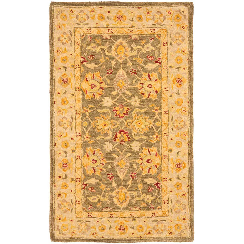 Safavieh Anatolia Rug Collection AN553A - Olive Grey / Beige