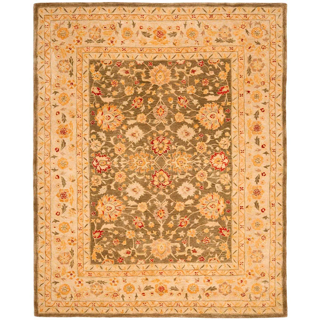 Safavieh Anatolia Rug Collection AN553A - Olive Grey / Beige