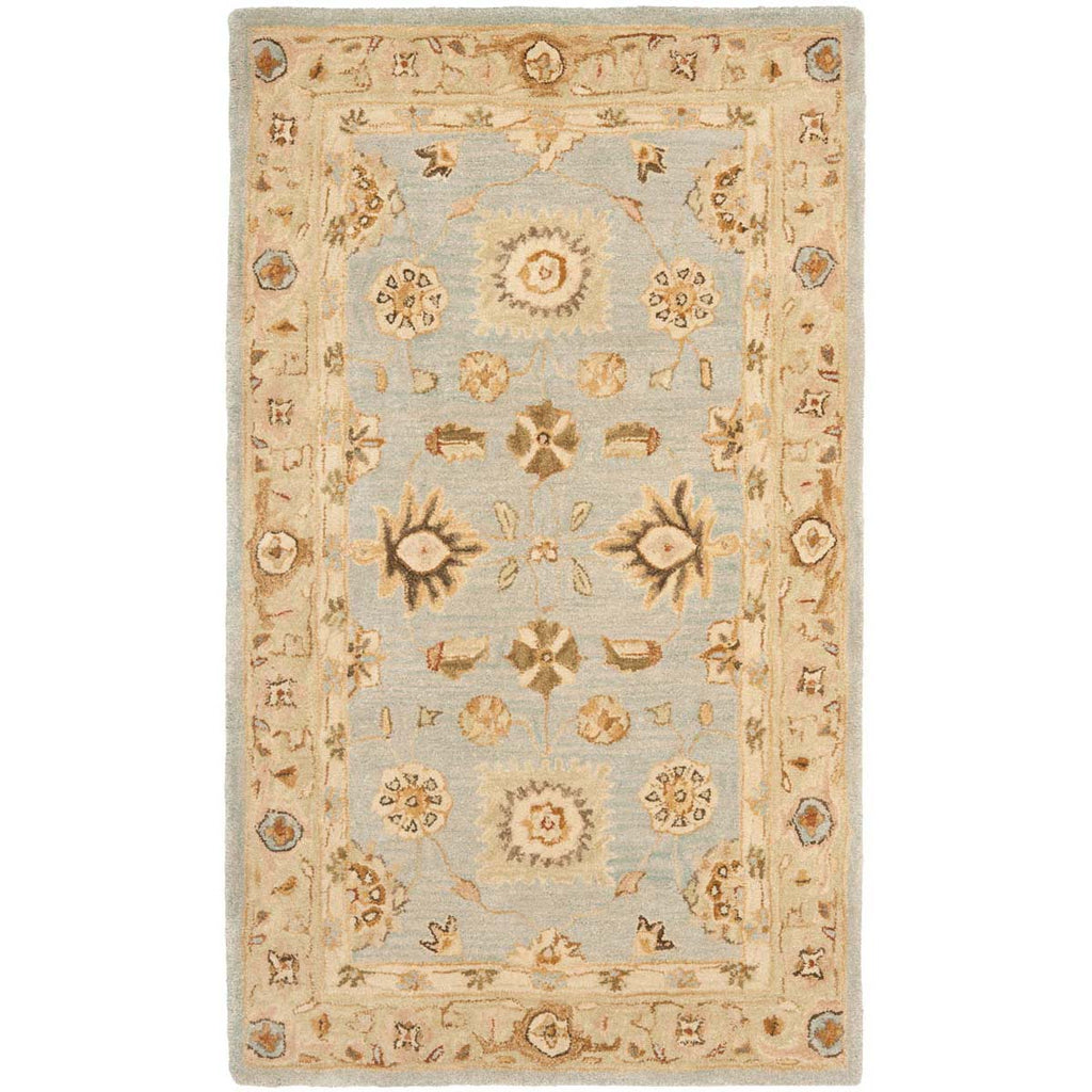 Safavieh Anatolia Rug Collection AN556B - Light Blue / Sage