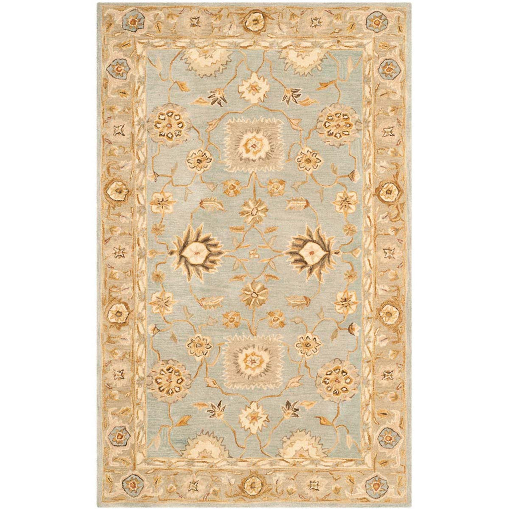 Safavieh Anatolia Rug Collection AN556B - Light Blue / Sage