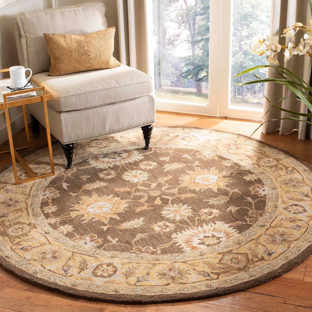 Safavieh Anatolia Rug Collection AN556C - Brown / Taupe