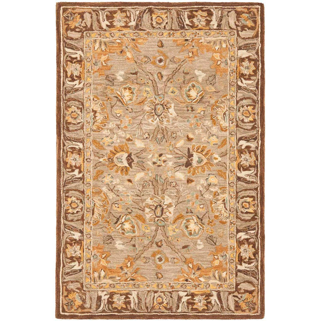 Safavieh Anatolia Rug Collection AN558A - Dark Grey / Brown