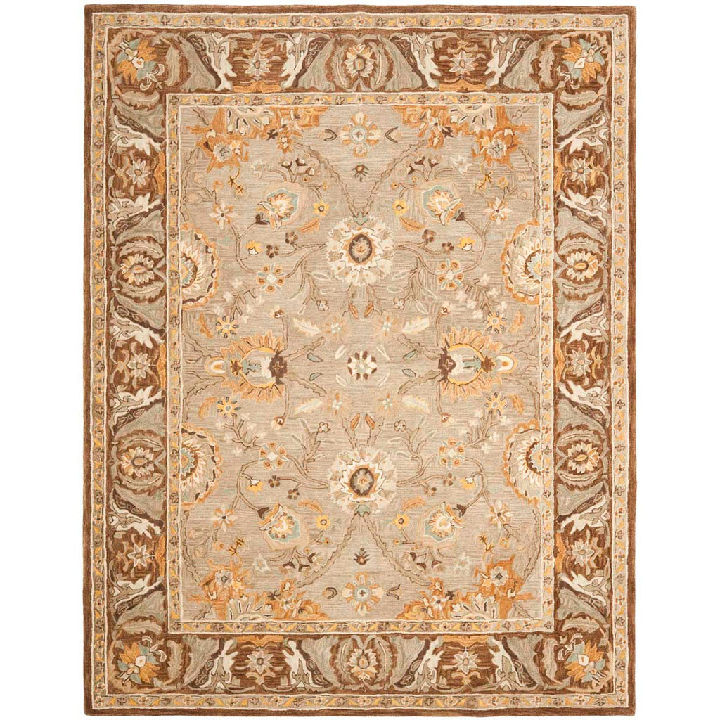 Safavieh Anatolia Rug Collection AN558A - Dark Grey / Brown