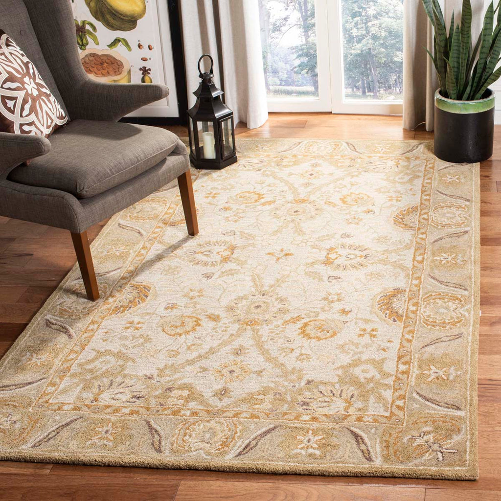 Safavieh Anatolia Rug Collection AN558B - Silver / Light Brown