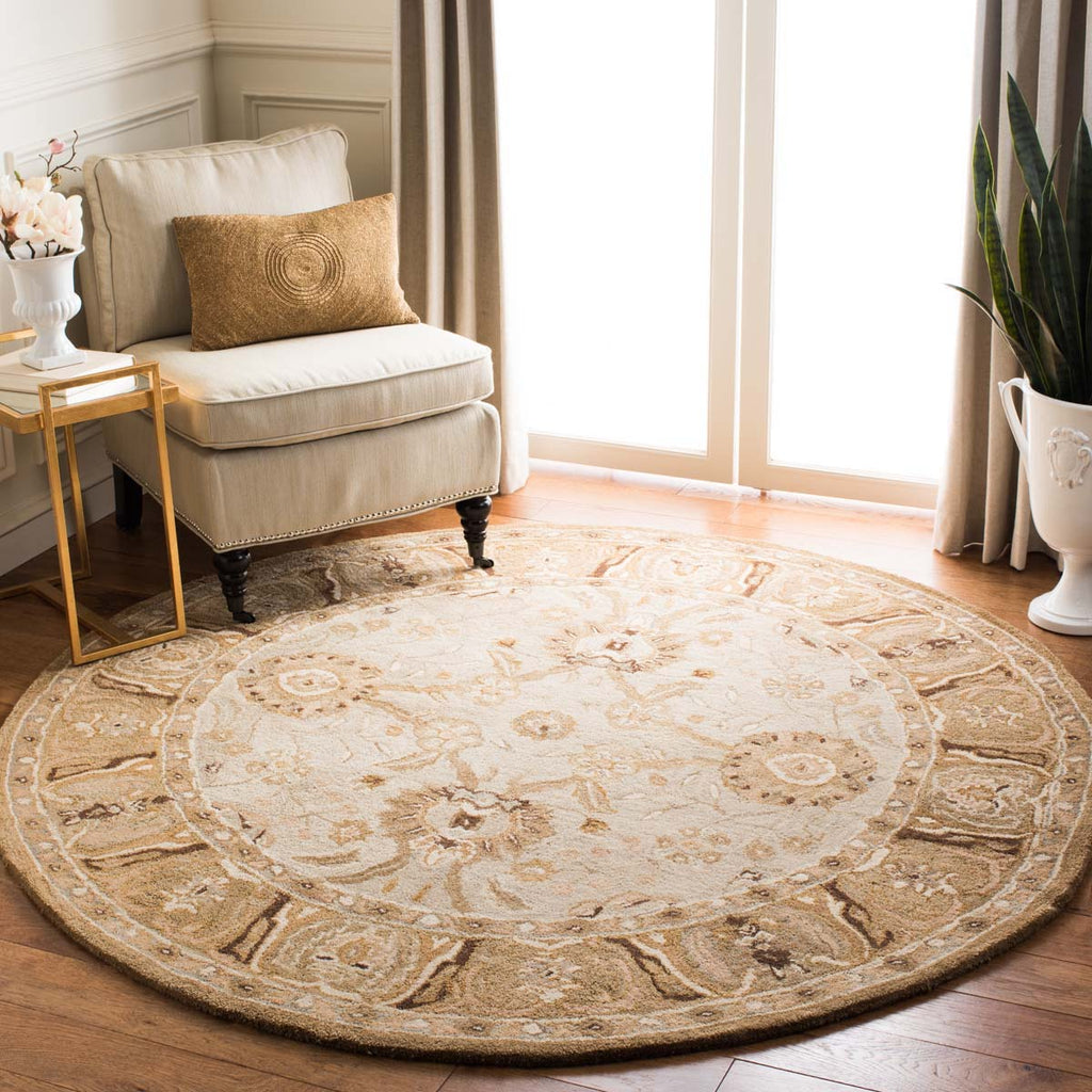 Safavieh Anatolia Rug Collection AN558B - Silver / Light Brown