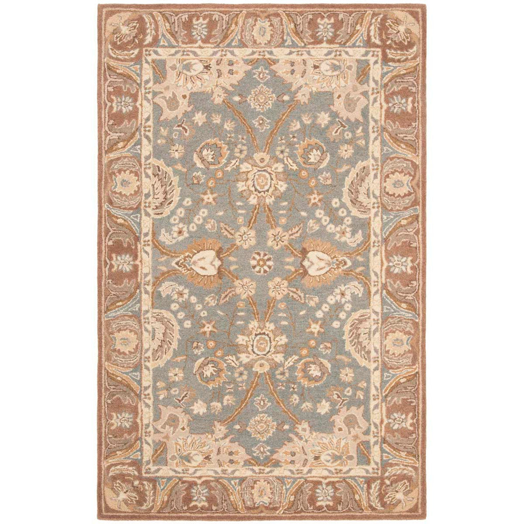 Safavieh Anatolia Rug Collection AN558D - Teal / Camel