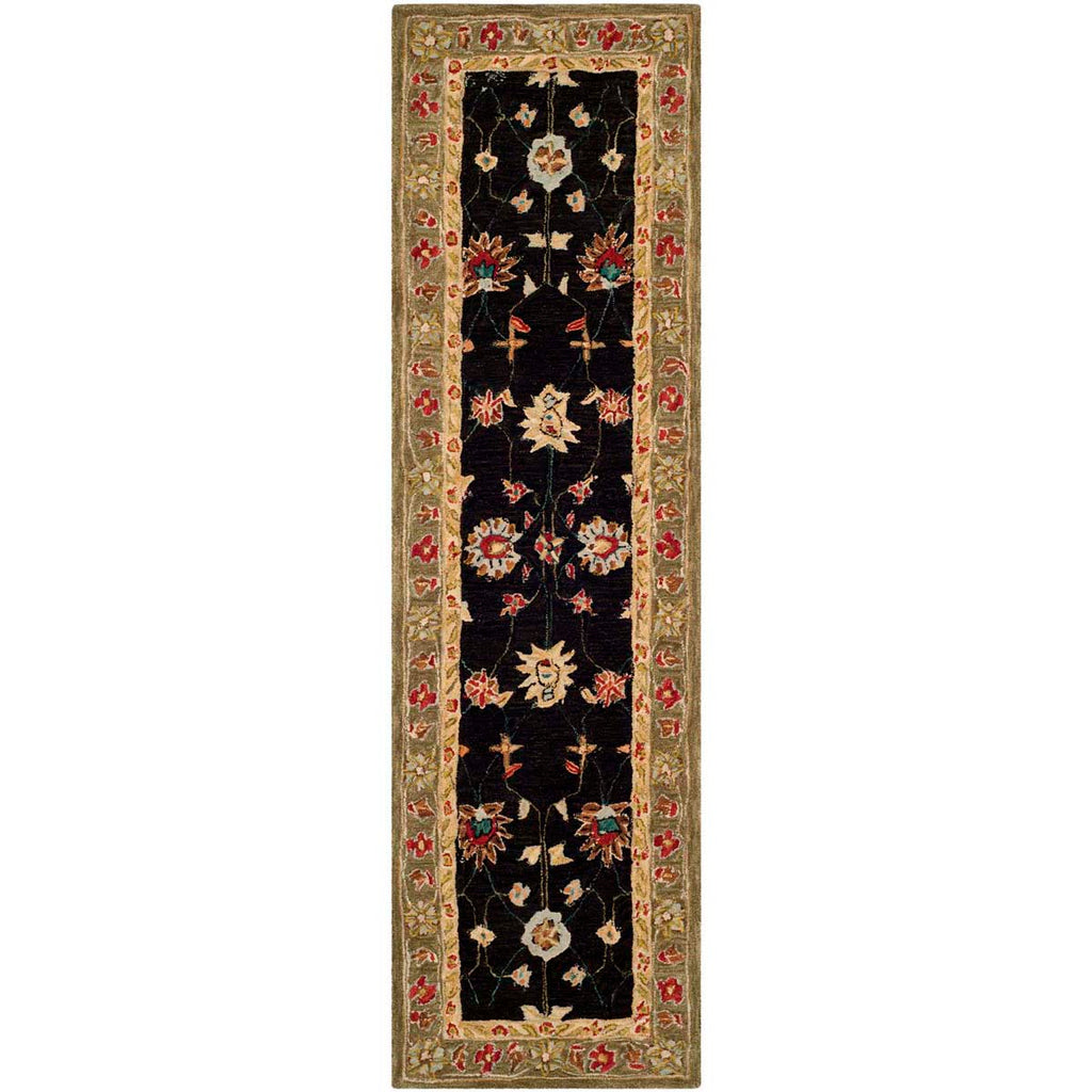 Safavieh Anatolia Rug Collection AN561C - Black / Green