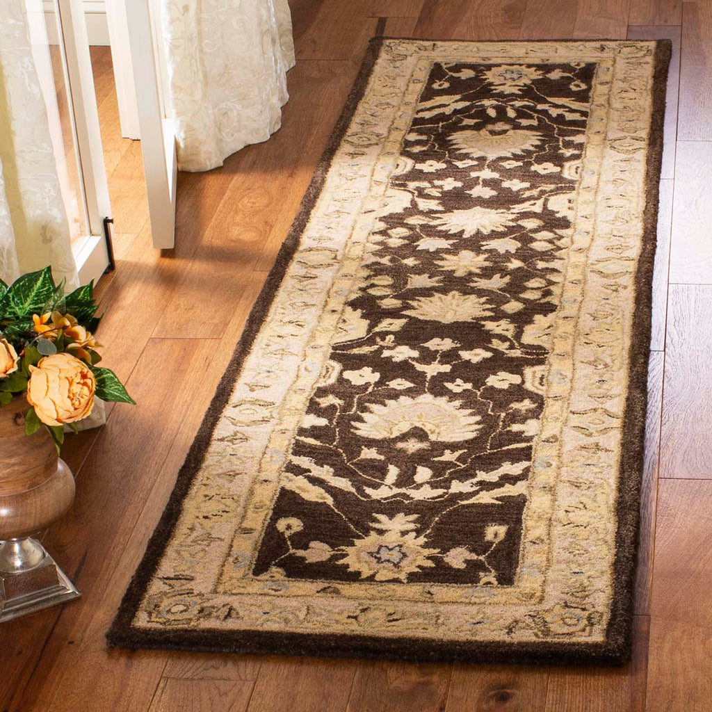 Safavieh Anatolia Rug Collection AN564A - Chocolate / Ivory