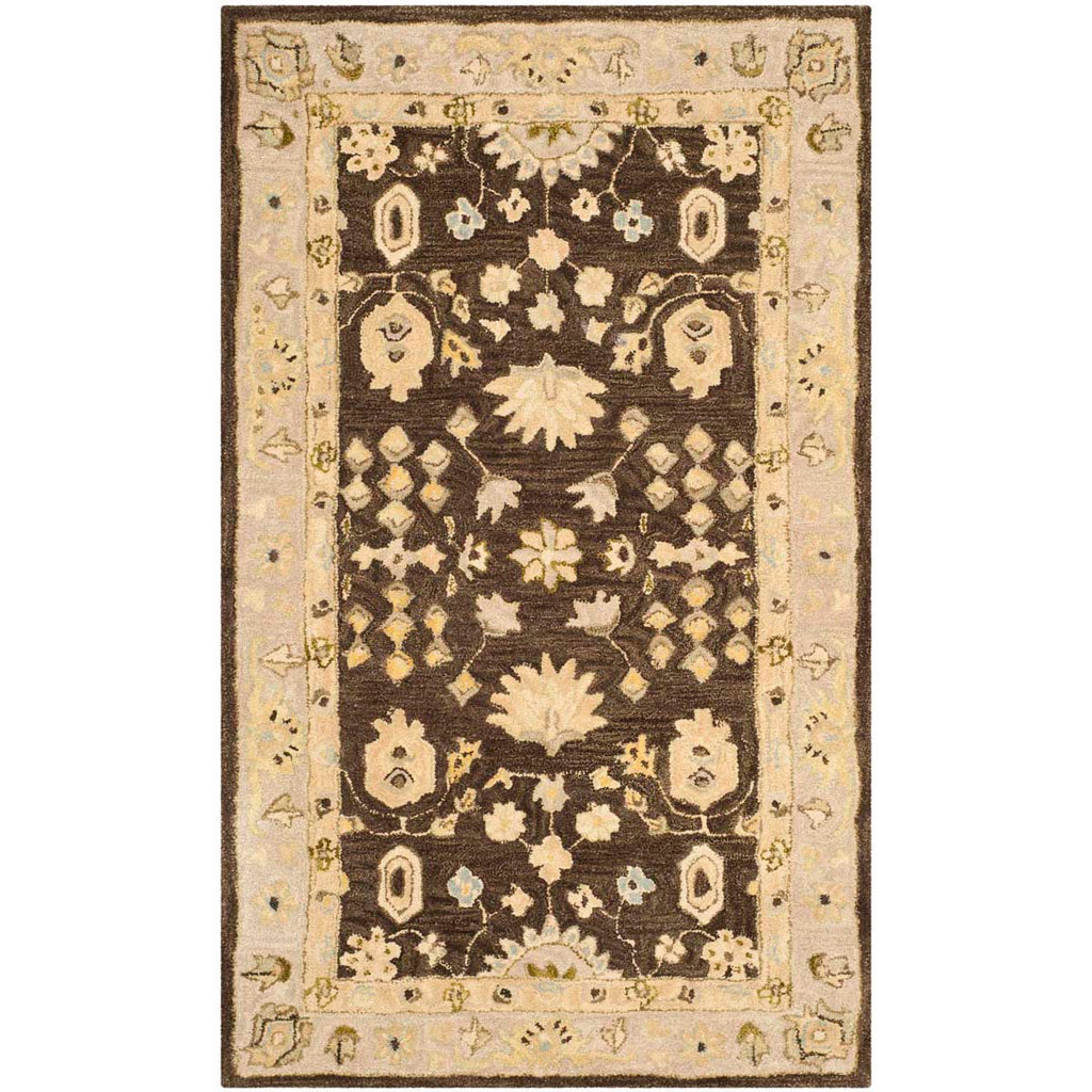 Safavieh Anatolia Rug Collection AN564A - Chocolate / Ivory