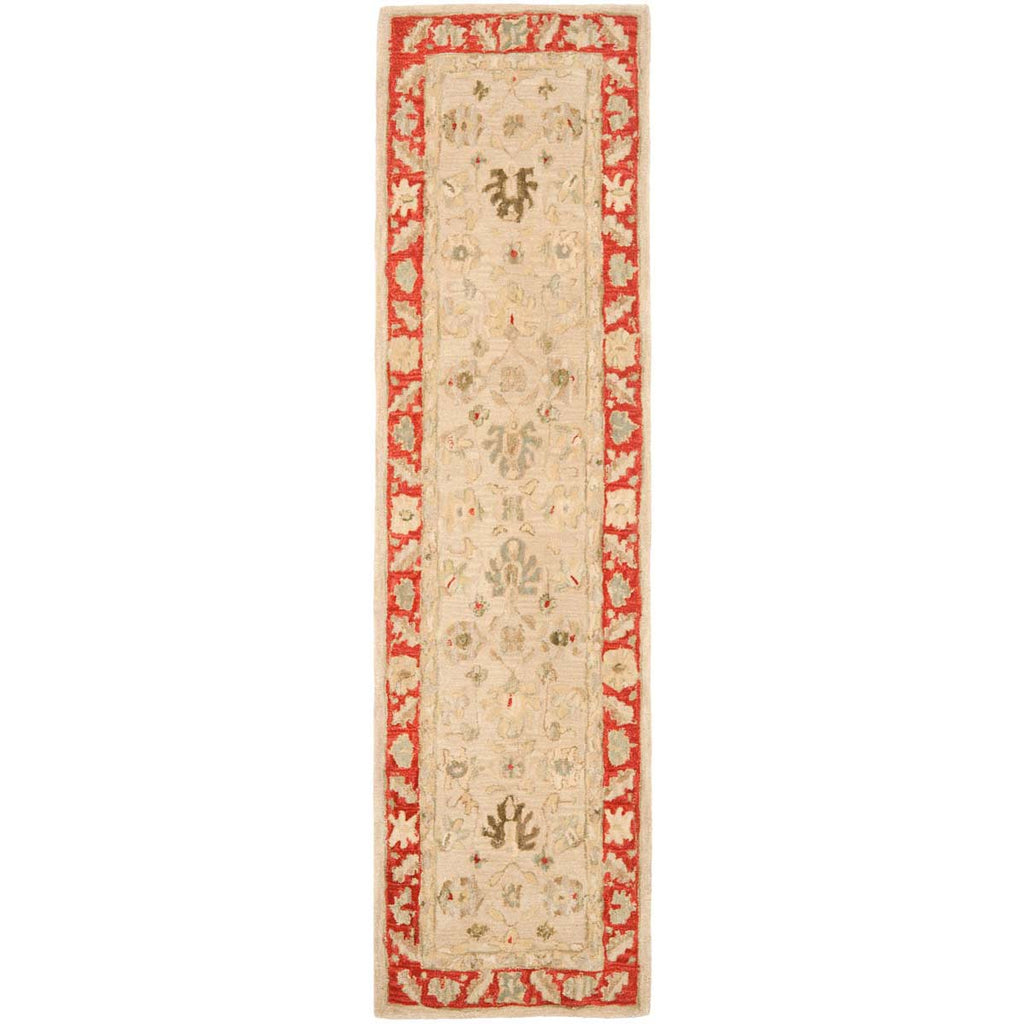 Safavieh Anatolia Rug Collection AN569A - Taupe / Red