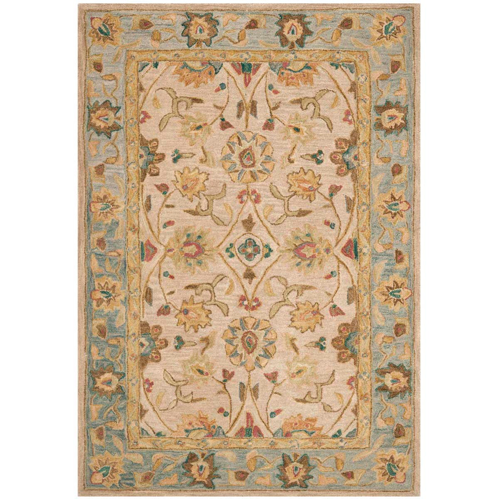 Safavieh Anatolia Rug Collection AN580D - Ivory / Blue