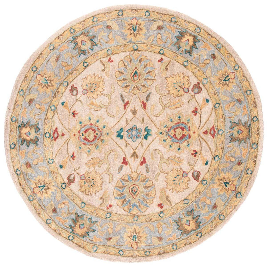 Safavieh Anatolia Rug Collection AN580D - Ivory / Blue