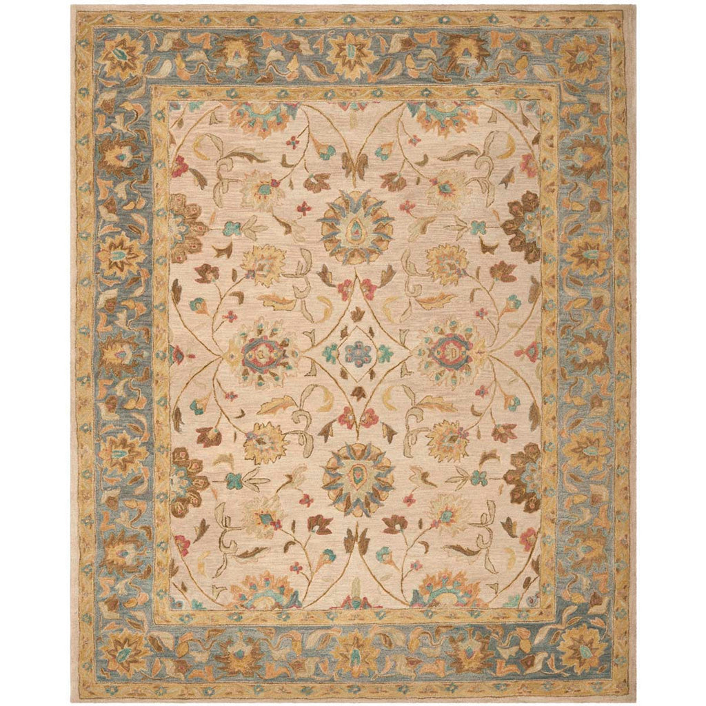 Safavieh Anatolia Rug Collection AN580D - Ivory / Blue