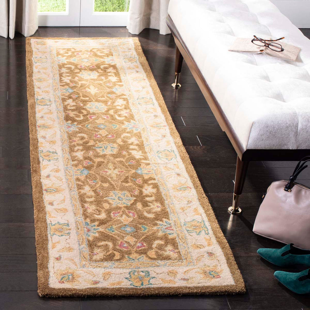 Safavieh Anatolia Rug Collection AN580F - Brown / Ivory