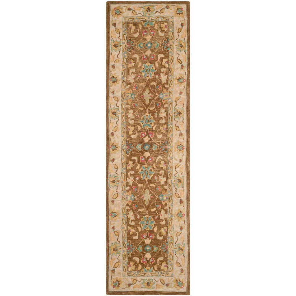 Safavieh Anatolia Rug Collection AN580F - Brown / Ivory