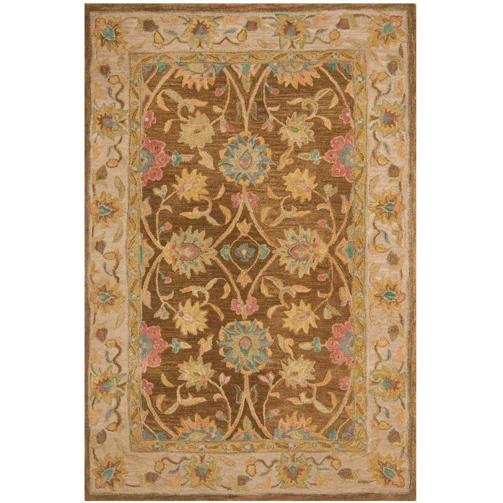 Safavieh Anatolia Rug Collection AN580F - Brown / Ivory