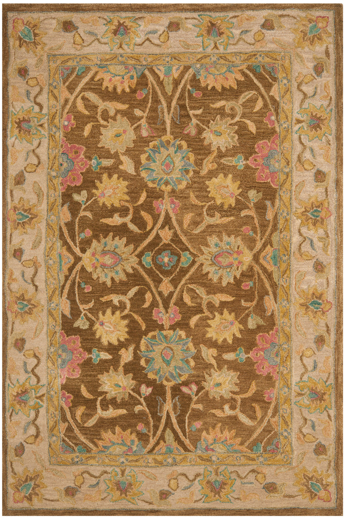 Safavieh Anatolia Rug Collection AN580F - Brown / Ivory