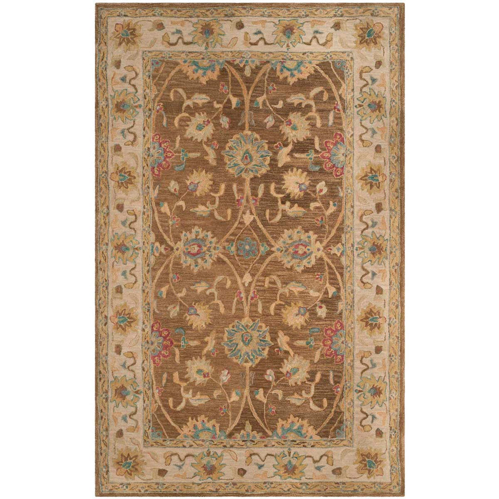 Safavieh Anatolia Rug Collection AN580F - Brown / Ivory