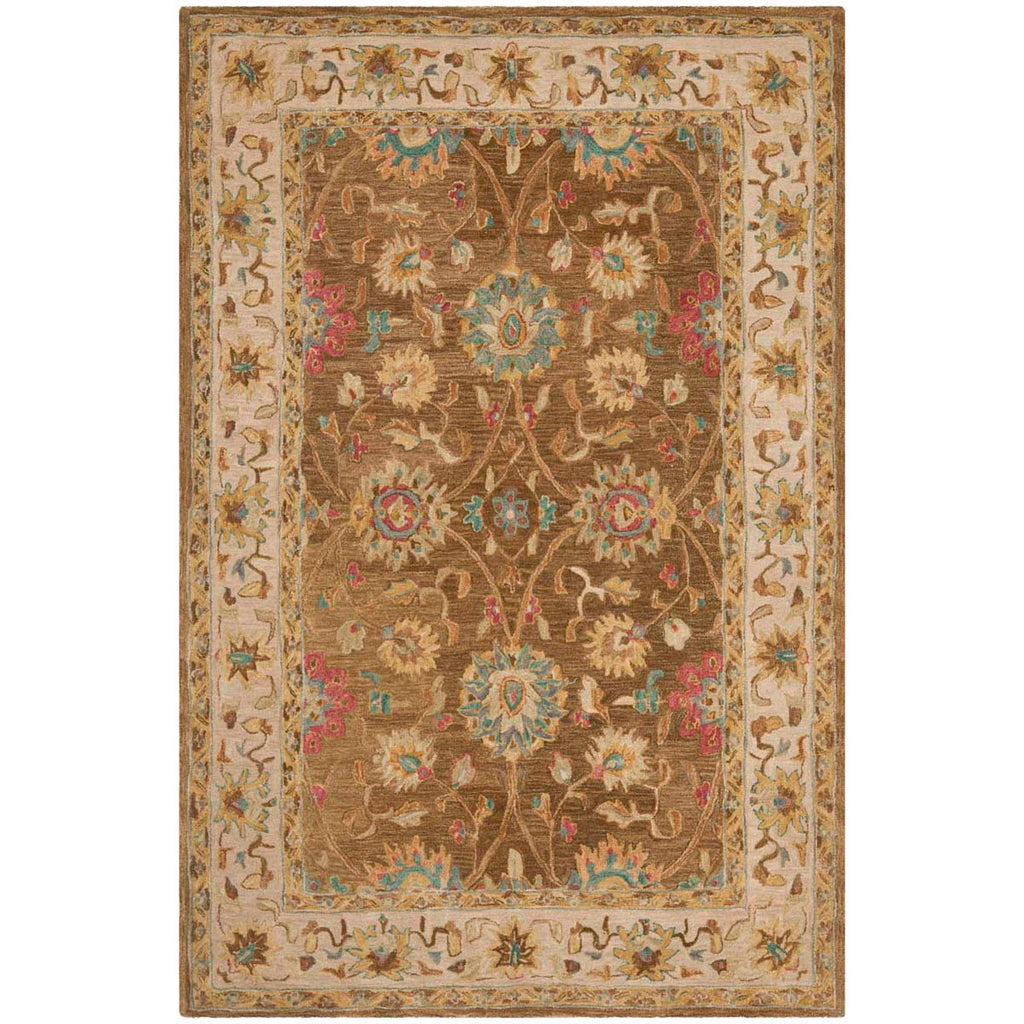 Safavieh Anatolia Rug Collection AN580F - Brown / Ivory