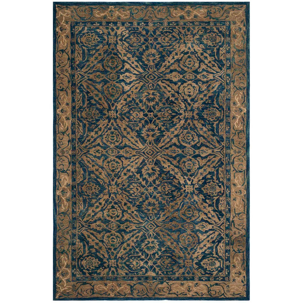 Safavieh Anatolia Rug Collection AN583A - Navy / Ivory