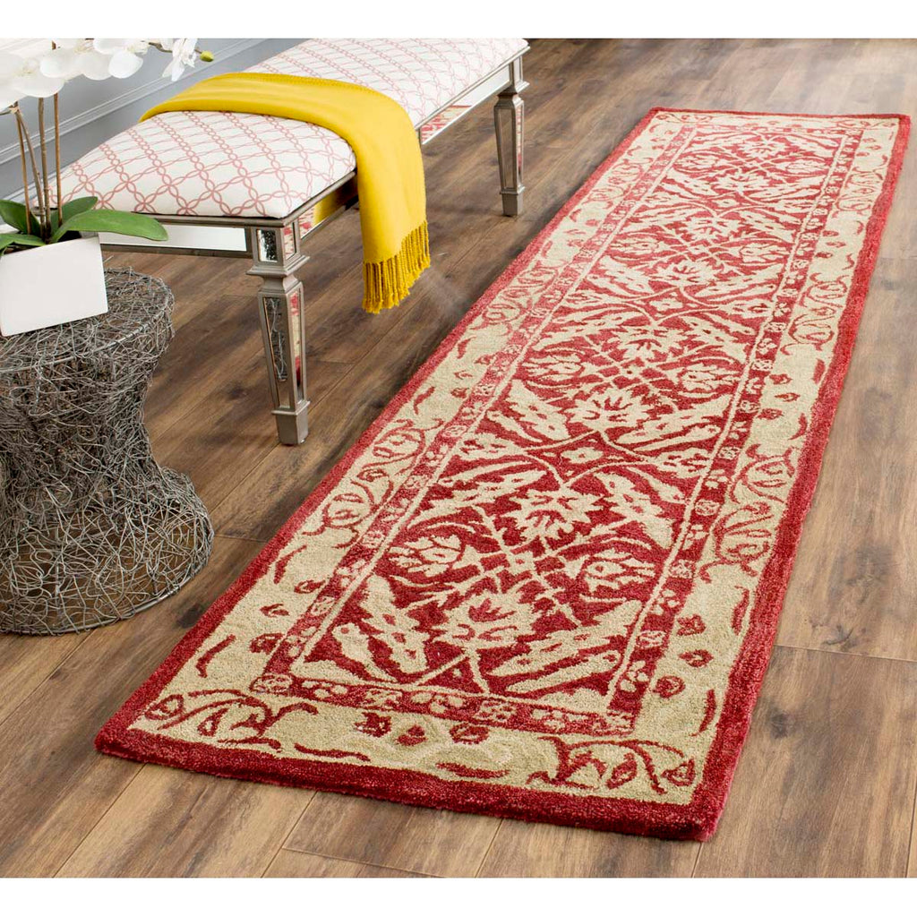 Safavieh Anatolia Rug Collection AN583B - Red / Ivory