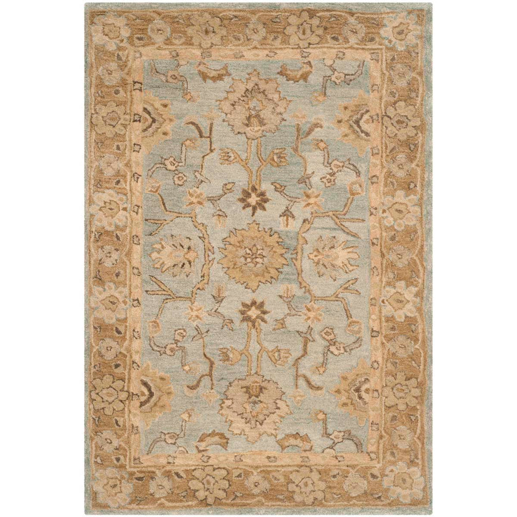 Safavieh Anatolia Rug Collection AN585D - Light Blue / Taupe