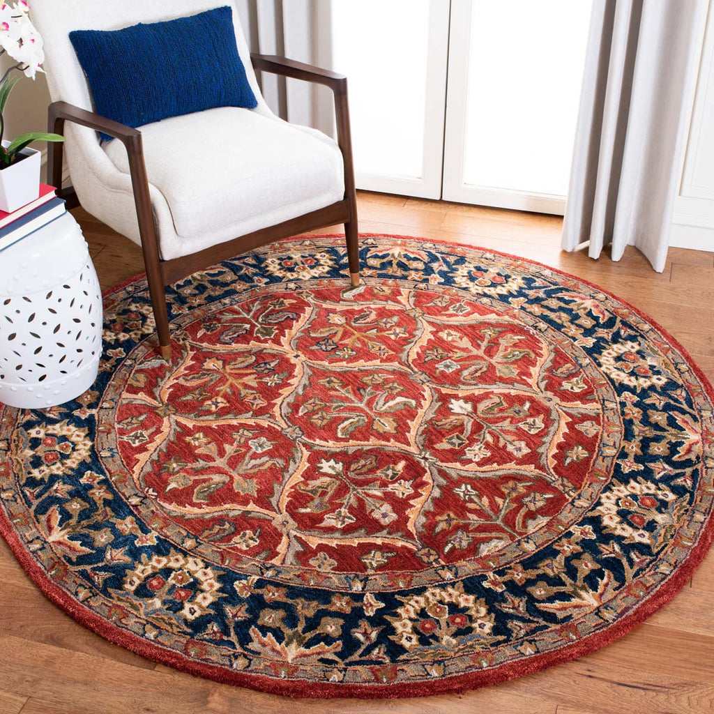 Safavieh Anatolia Rug Collection AN610A - Red / Navy