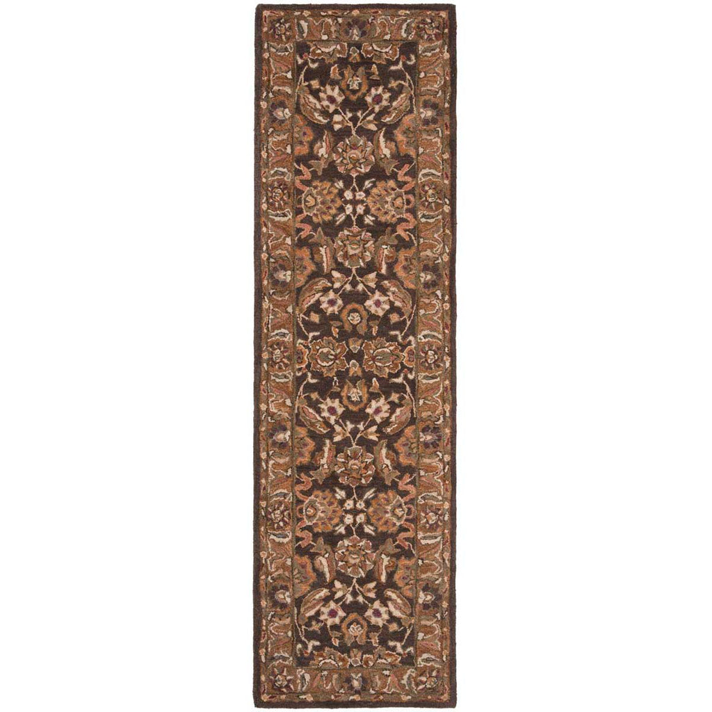 Safavieh Anatolia Rug Collection AN615B - Dark Brown / Gold