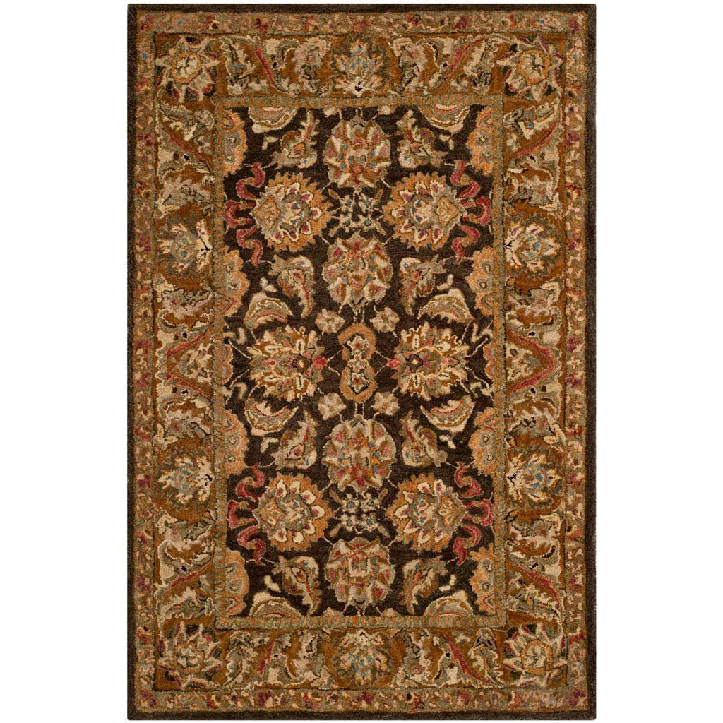 Safavieh Anatolia Rug Collection AN615B - Dark Brown / Gold