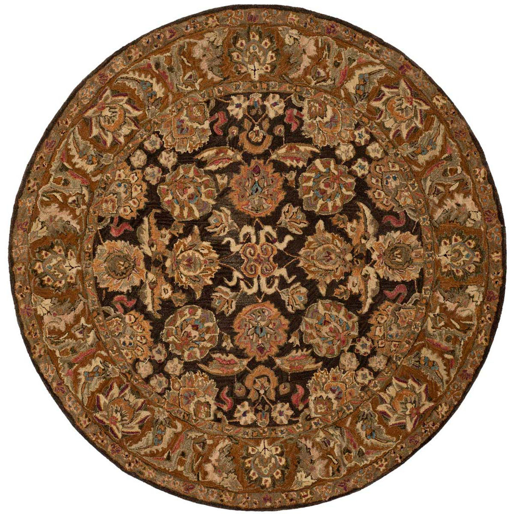 Safavieh Anatolia Rug Collection AN615B - Dark Brown / Gold