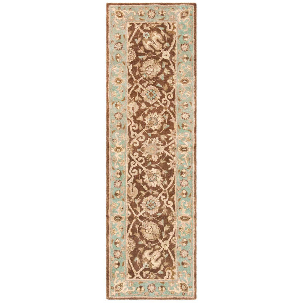 Safavieh Antiquity Rug Collection AT21G - Brown / Green