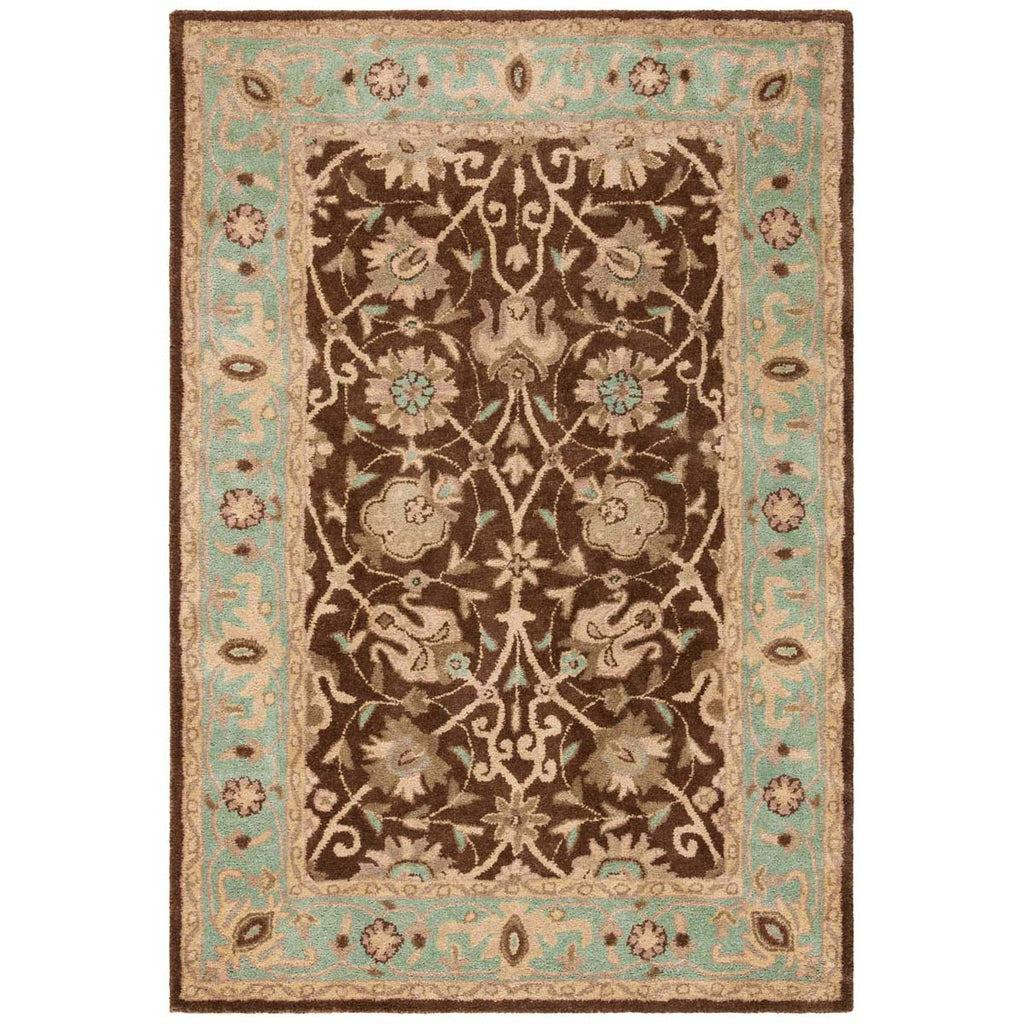 Safavieh Antiquity Rug Collection AT21G - Brown / Green